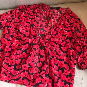 ZARA Front Tie Top